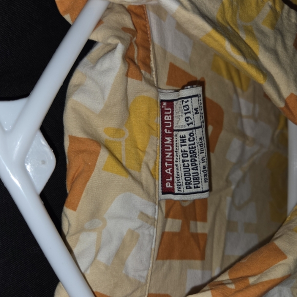 FUBU Graphic‎ Shirt in Orange and Cream